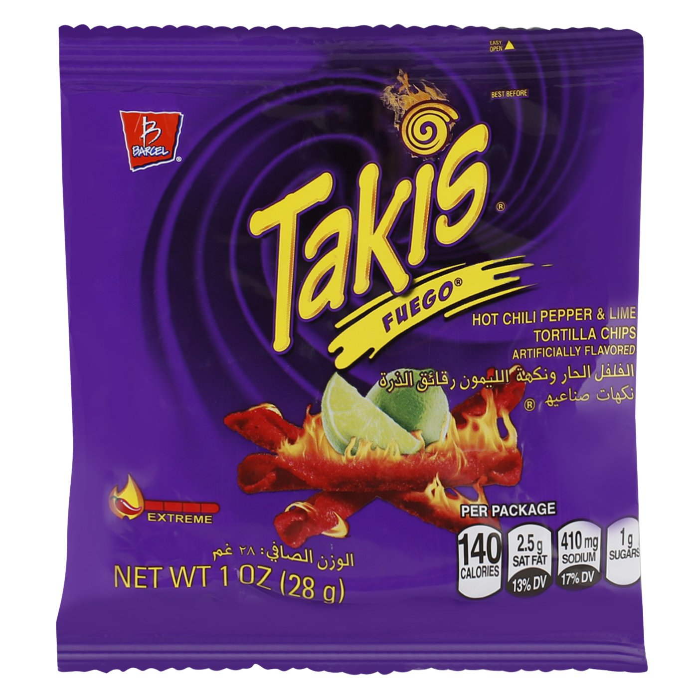 Barcel Takis Mini Fuego Chilli And Pepper Lime Tortilla Chips Gr Wholesale Tradeling