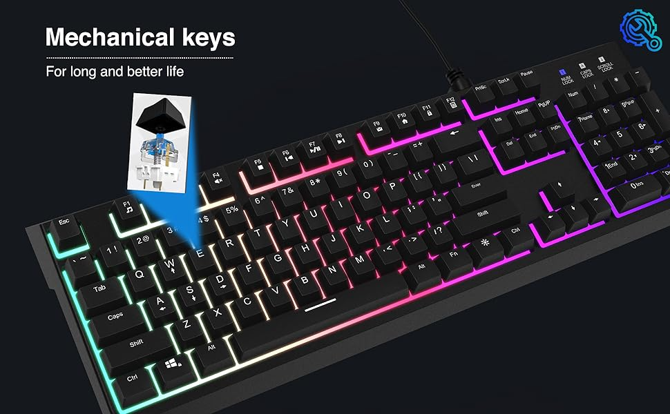Mechanical, Keys, keyboard