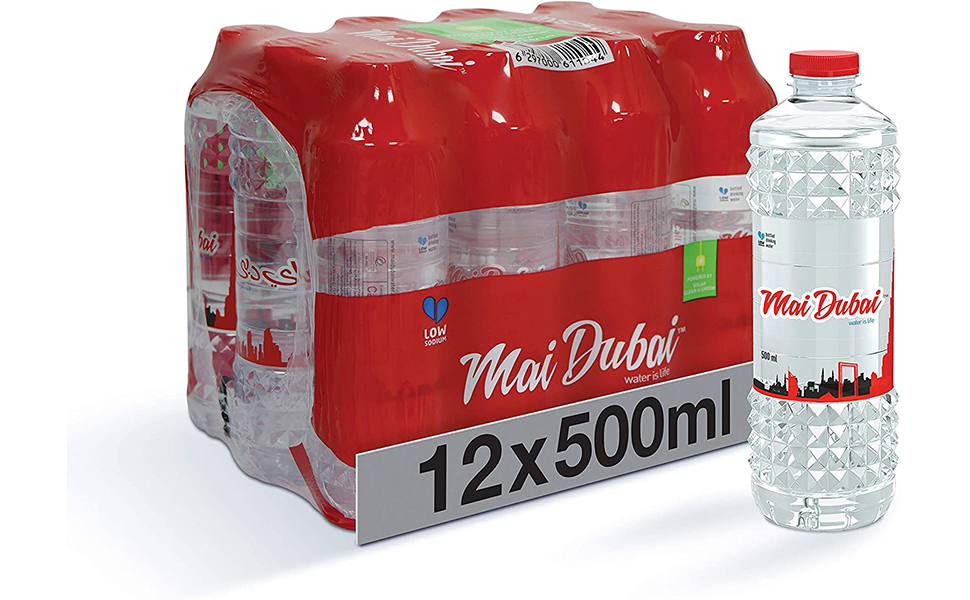 Mai Dubai Bottled Water, 12 x 500 ml