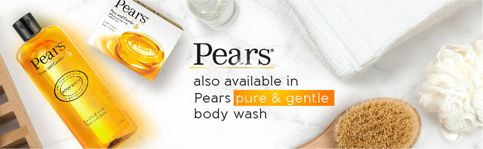 Pears also available in pure &amp;amp; gentle body wash