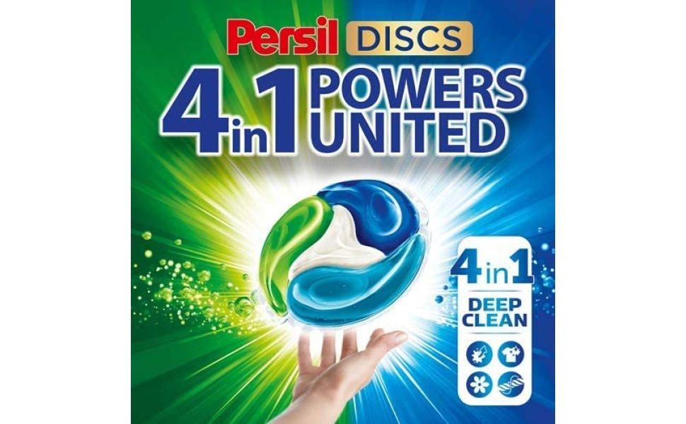 Persil 4in1 Discs - Universal (8 x 11 discs) 88 discs, Pre-Dosed Detergent, 4in1 Power 