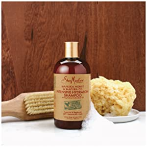 Shea Moisture Manuka Honey And Mafura Oil Intensive Hydration Shampoo For Unisex, 384 ml