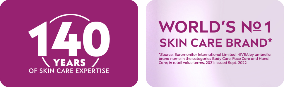 nivea pearl &amp; beauty worlds no 1 skin care brand 140 years of skin care expertise