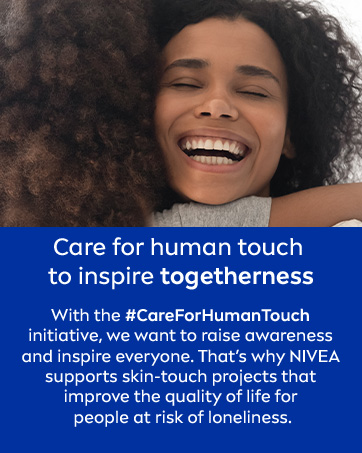nivea care for human touch brand story