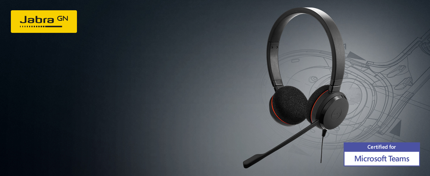 Jabra Evolve 20 - Professional headset with easy call management