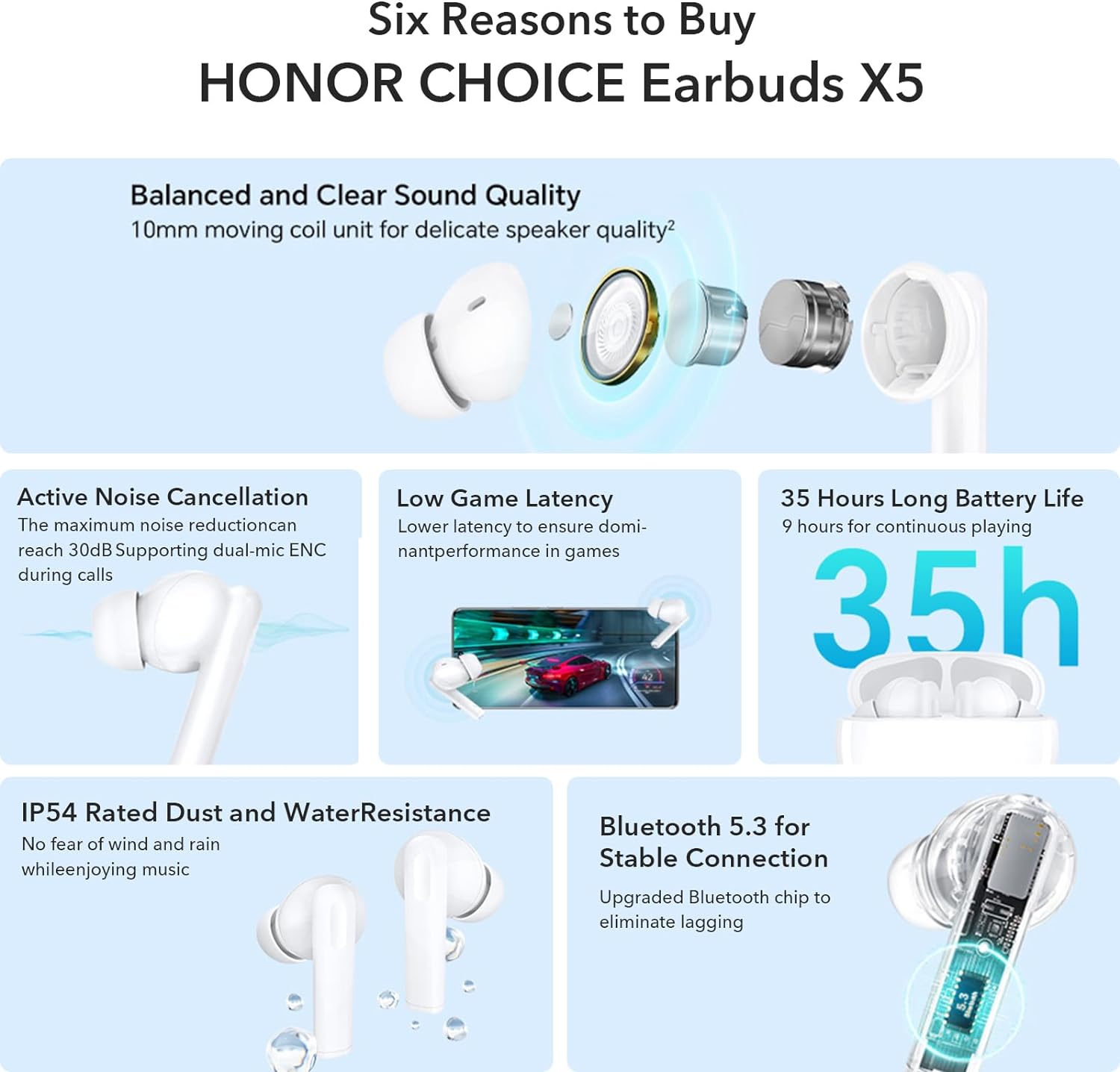 honor-choice-earbuds-x5-anc-white-wholesale-prices-tradeling