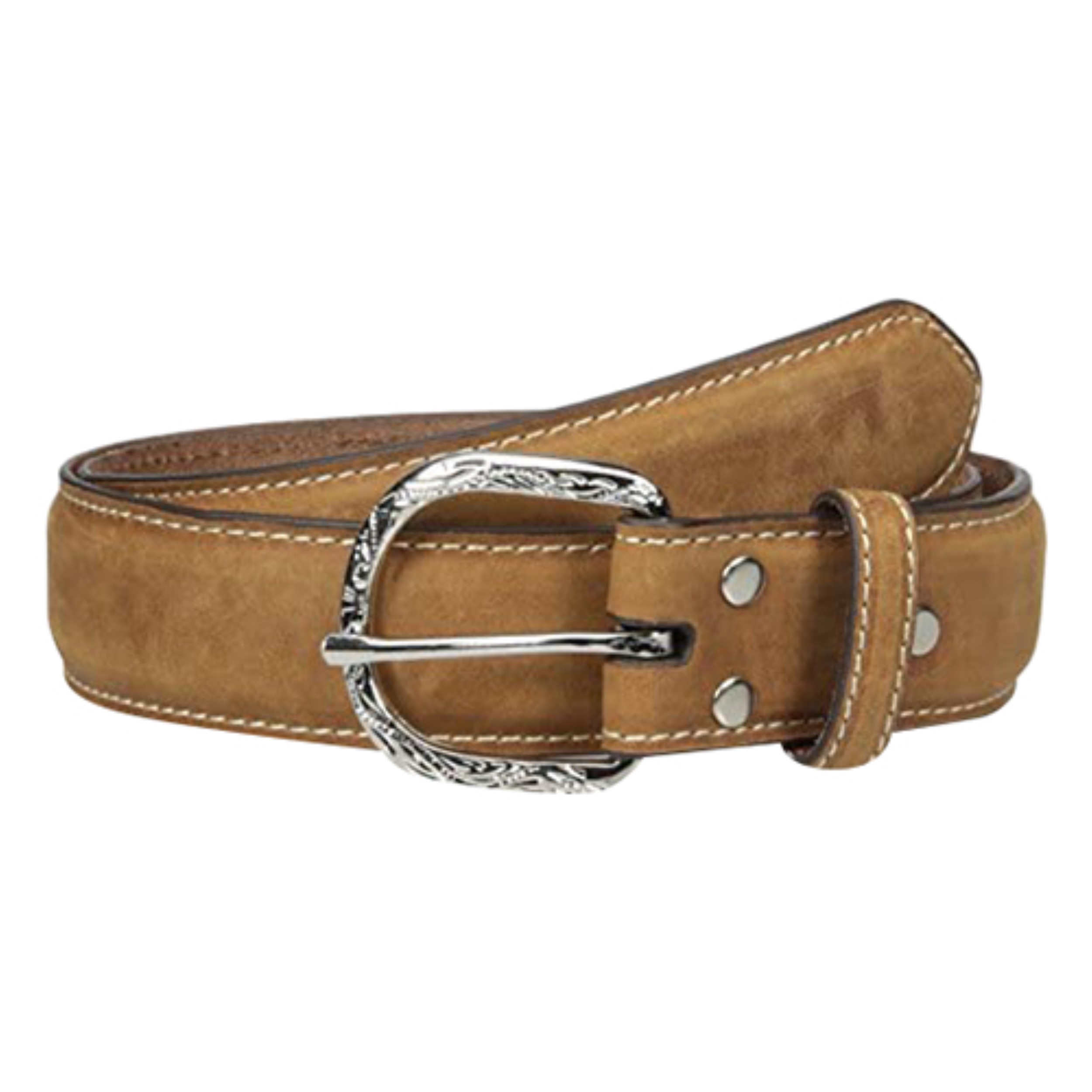 Nocona Belt Co. Distressed Basic Buckle Belt for Men Medium Brown ...
