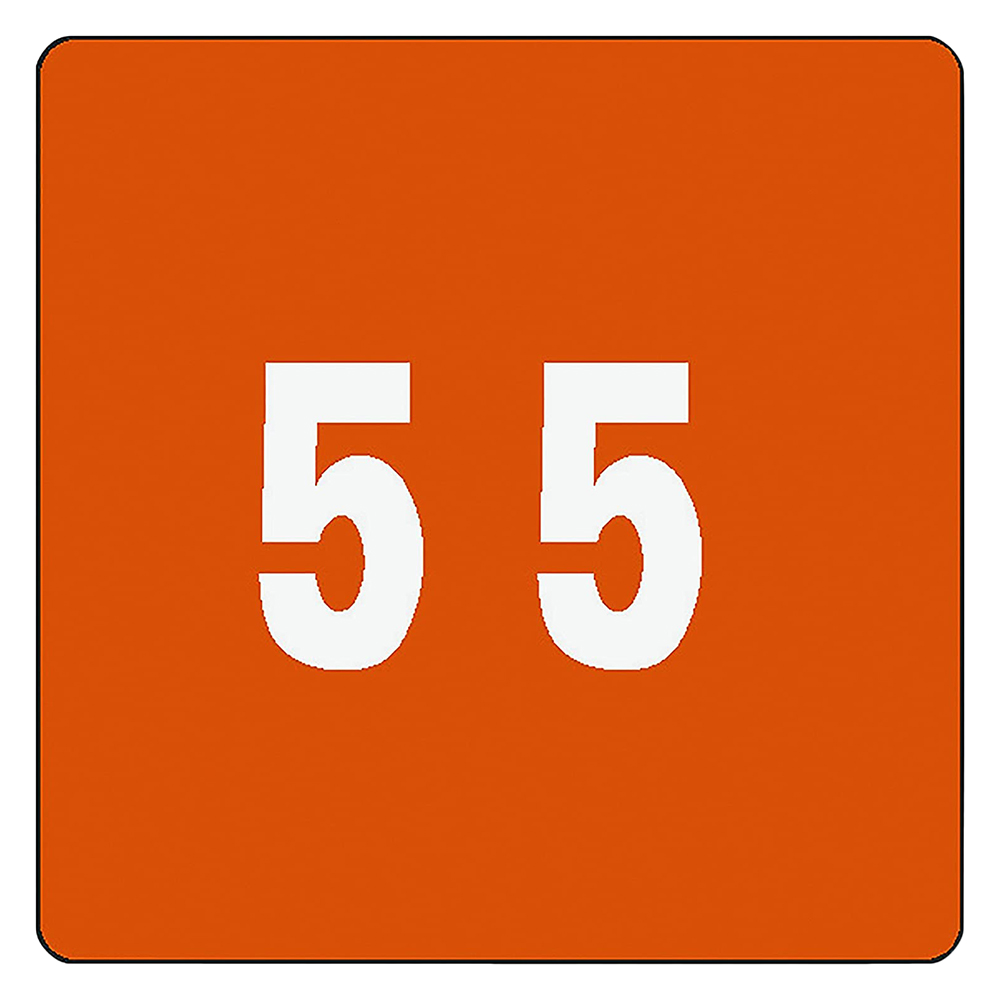 smead-color-coded-numeric-5-label-orange-1-5-x-1-5inch-67425-250-pieces