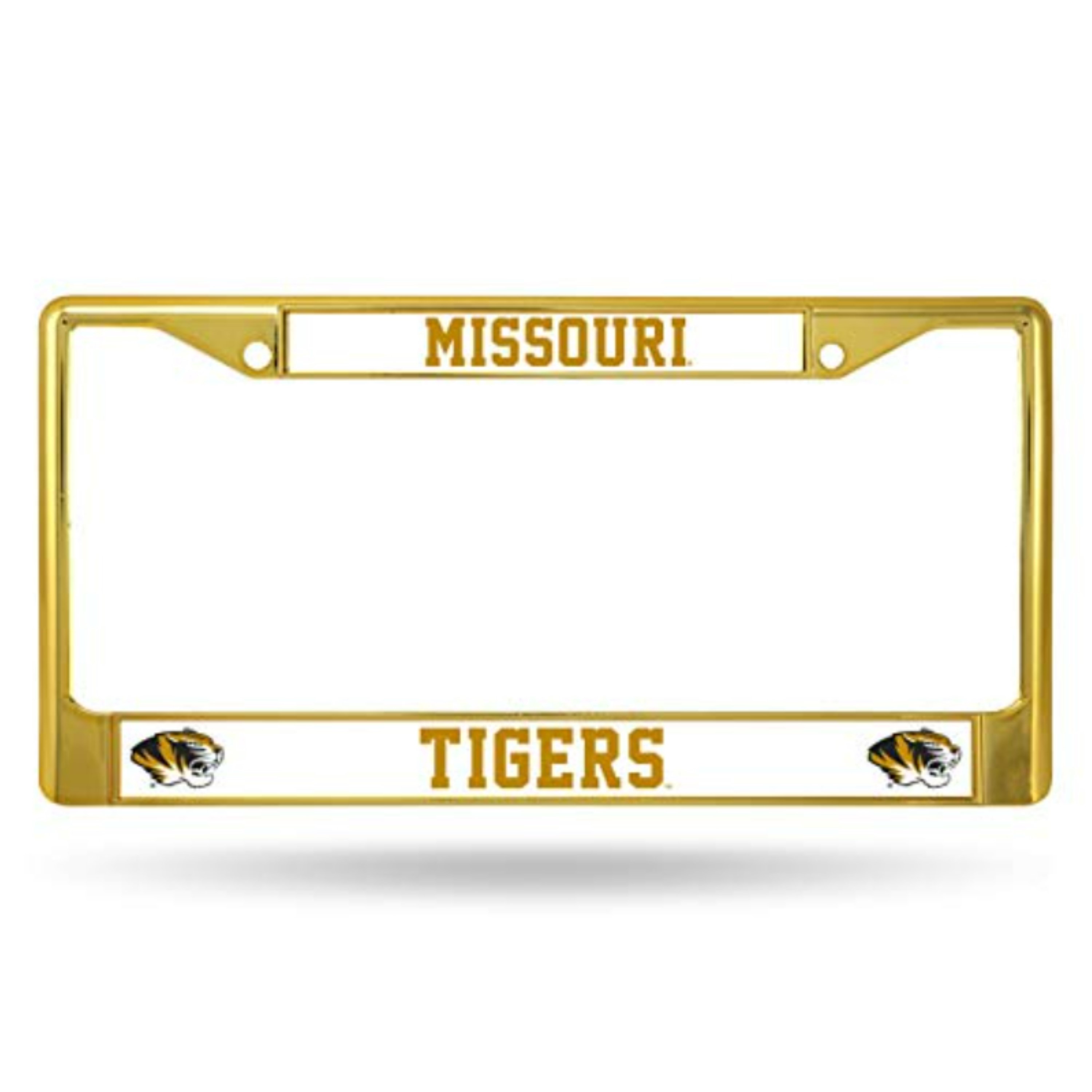 Florida Gators NCAA Rico Industries  Bling Chrome License Plate Frame with Glitter Accent 