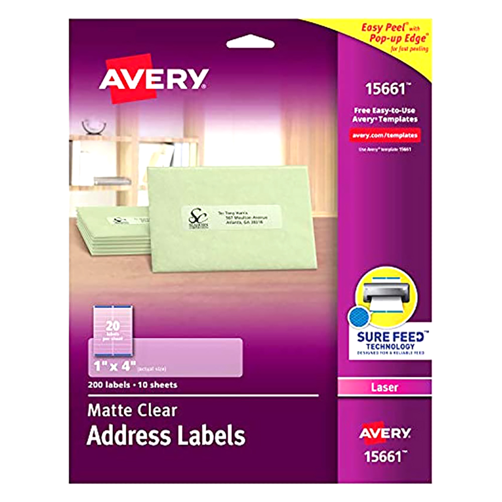 avery-address-label-for-laser-printer-clear-1x4-inch-15661-200-pieces