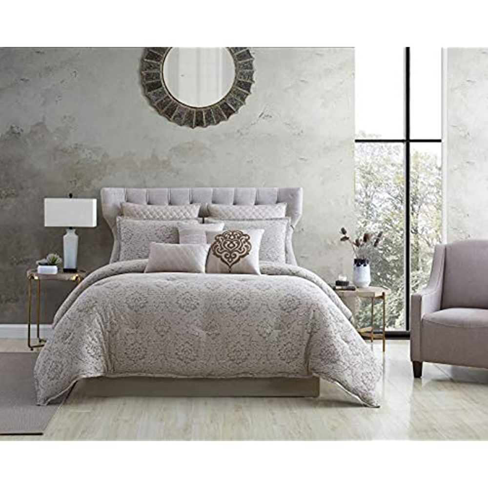 Riverbrook Home Kenetic Comforter Set Tan and Natural Queen 82400 9 ...