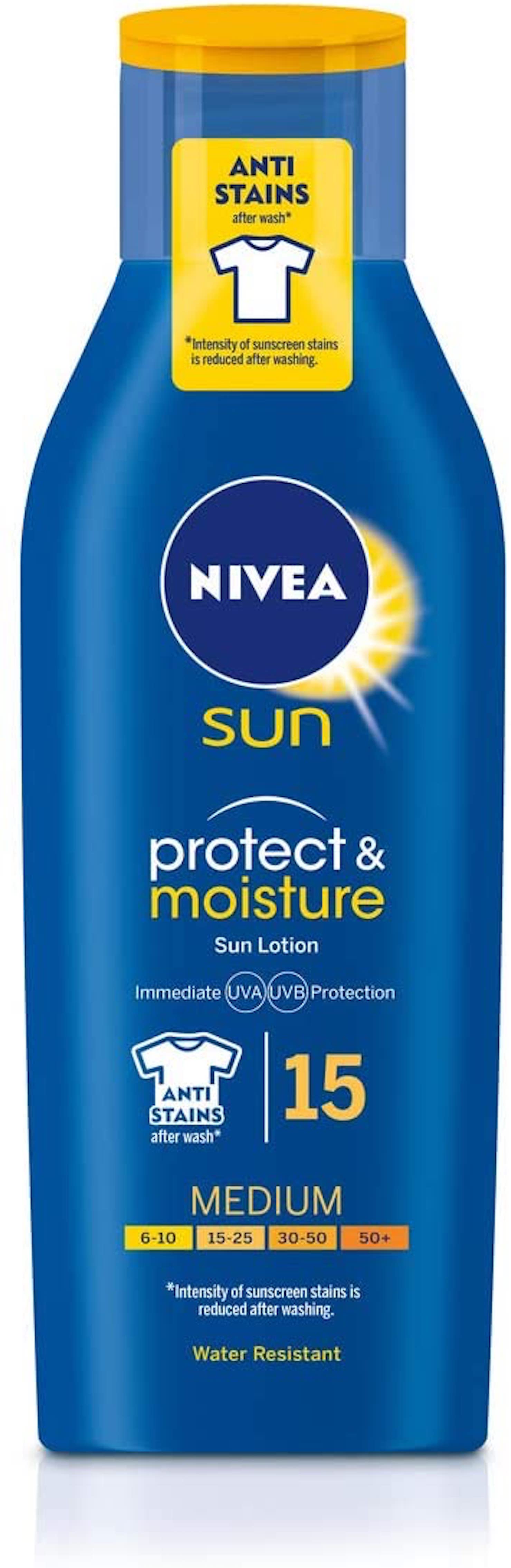 nivea sun protect and moisture spf 15