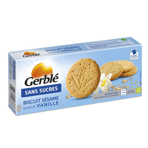 Gerble Vanilla Flavoured Sesame Biscuits 132 Gr Wholesale Tradeling