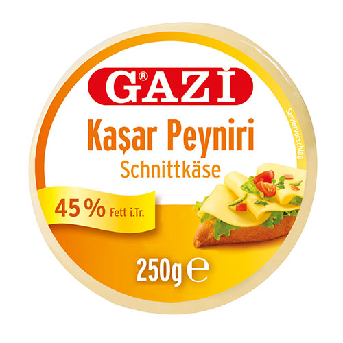 Gazi Kashkaval Hard Cheese 250 Gr | Wholesale | Tradeling