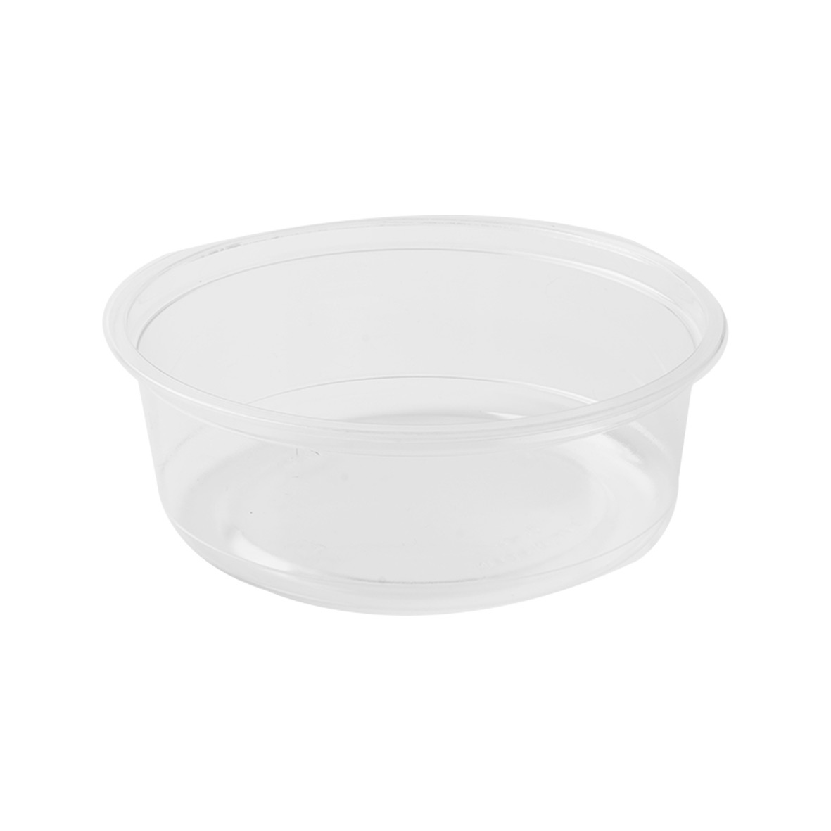 Hotpack Deli Container With Lid Flat Round 237 ml Pet 500 Pieces ...