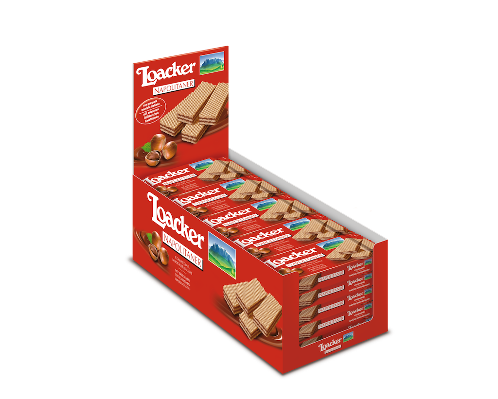 Loacker Napolitaner Wafer 45 Gr Wholesale Tradeling