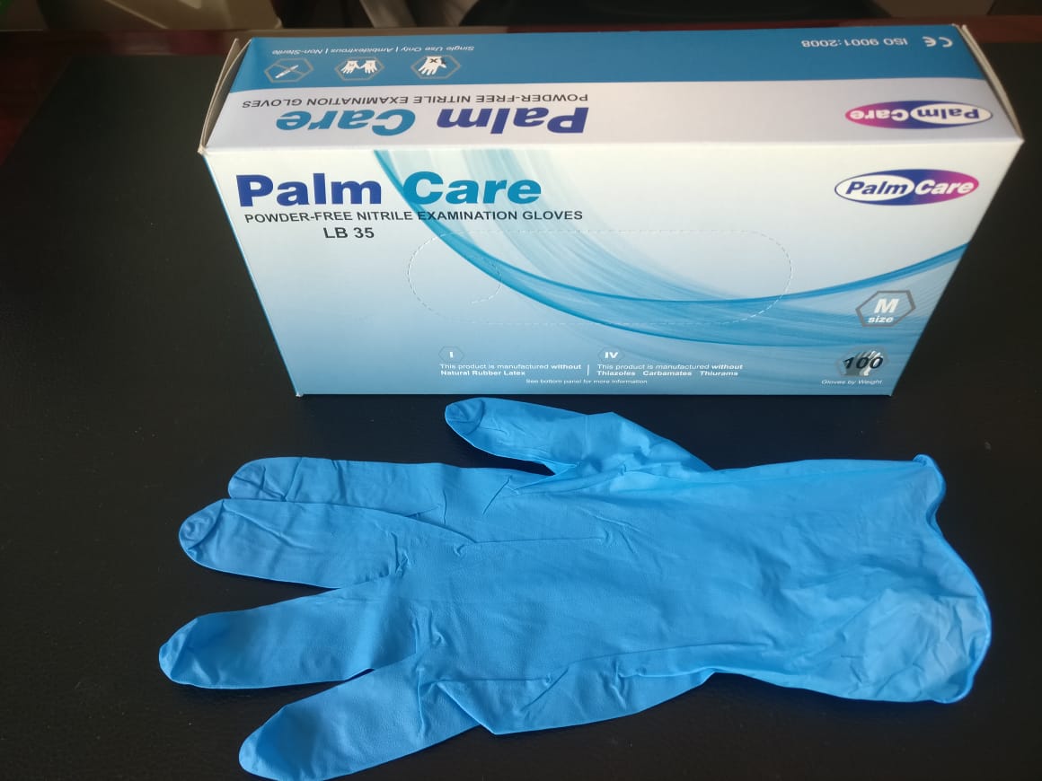 palm care gloves nitrile