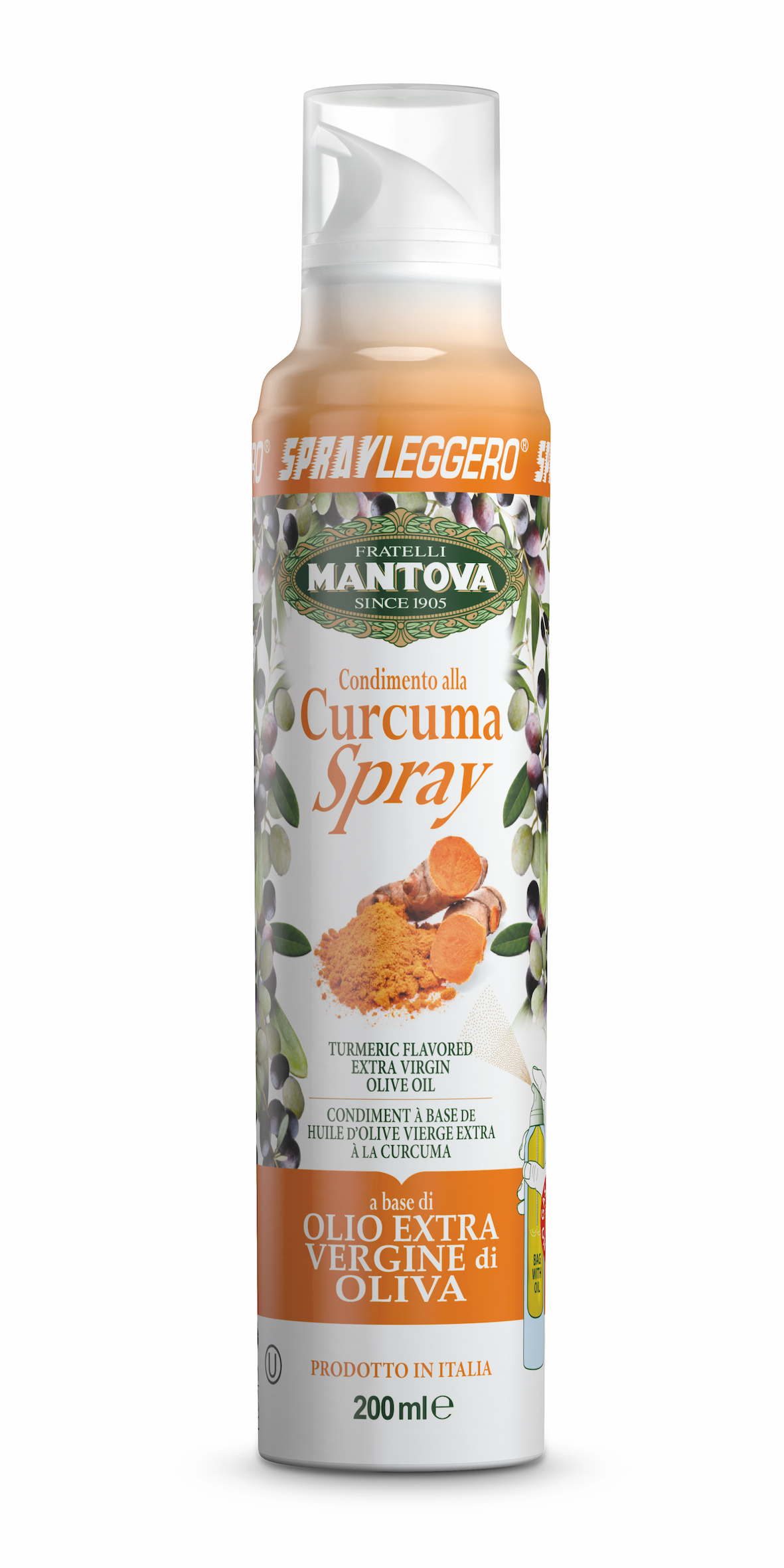 Curcuma Spray In Olio Extravergine Di Oliva