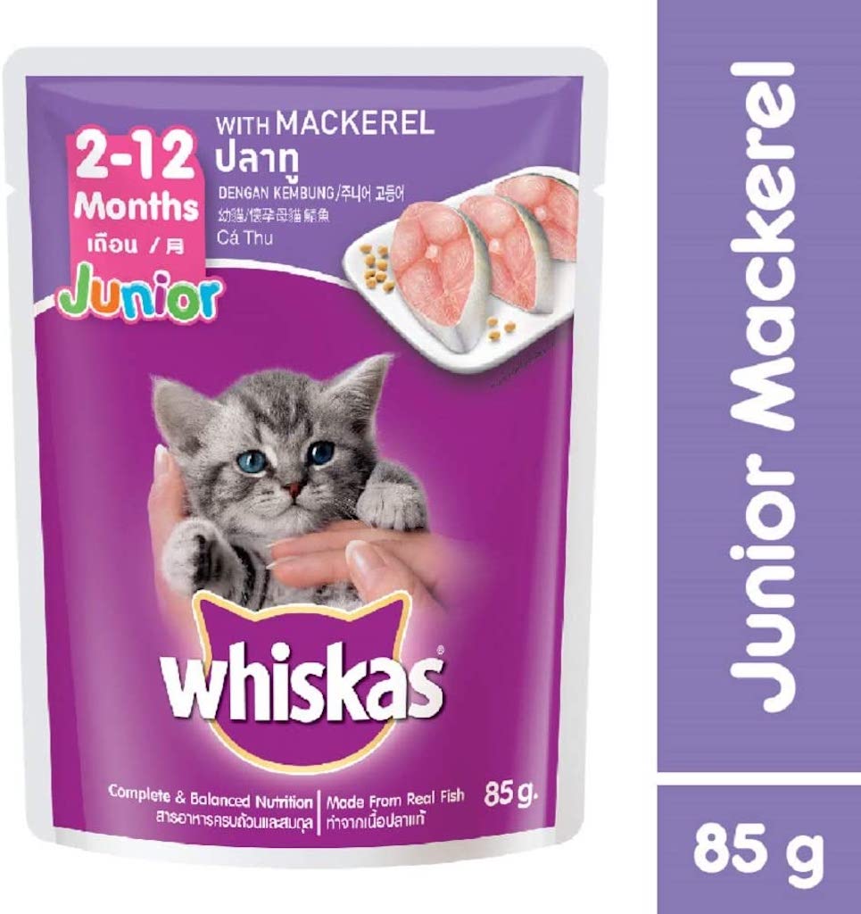 whiskas junior tuna 85gr