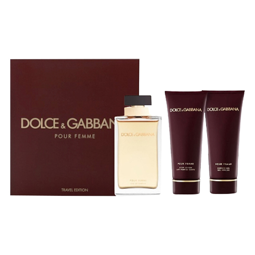 Dolce And Gabbana Pour Femme EDP 100 Ml, 50 Ml SG 50 Ml Bl Travel Edition  Set | Wholesale | تريدلنغ