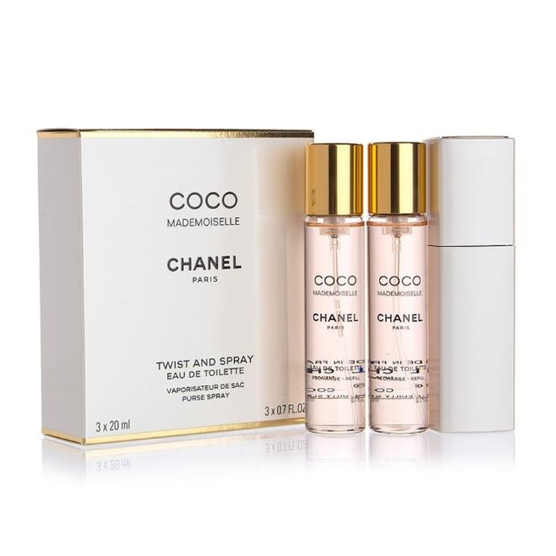 Chanel Coco Mademoiselle Twist Spray Refills EDP 3 x 20 Ml