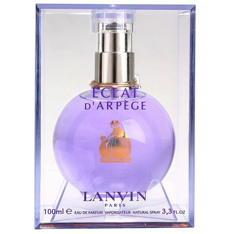 TERNOPIL, UKRAINE - SEPTEMBER 2, 2022 Lanvin Eclat Darpege perfume bottle  on shiny glitter background in purple colors 12840611 Stock Photo at  Vecteezy