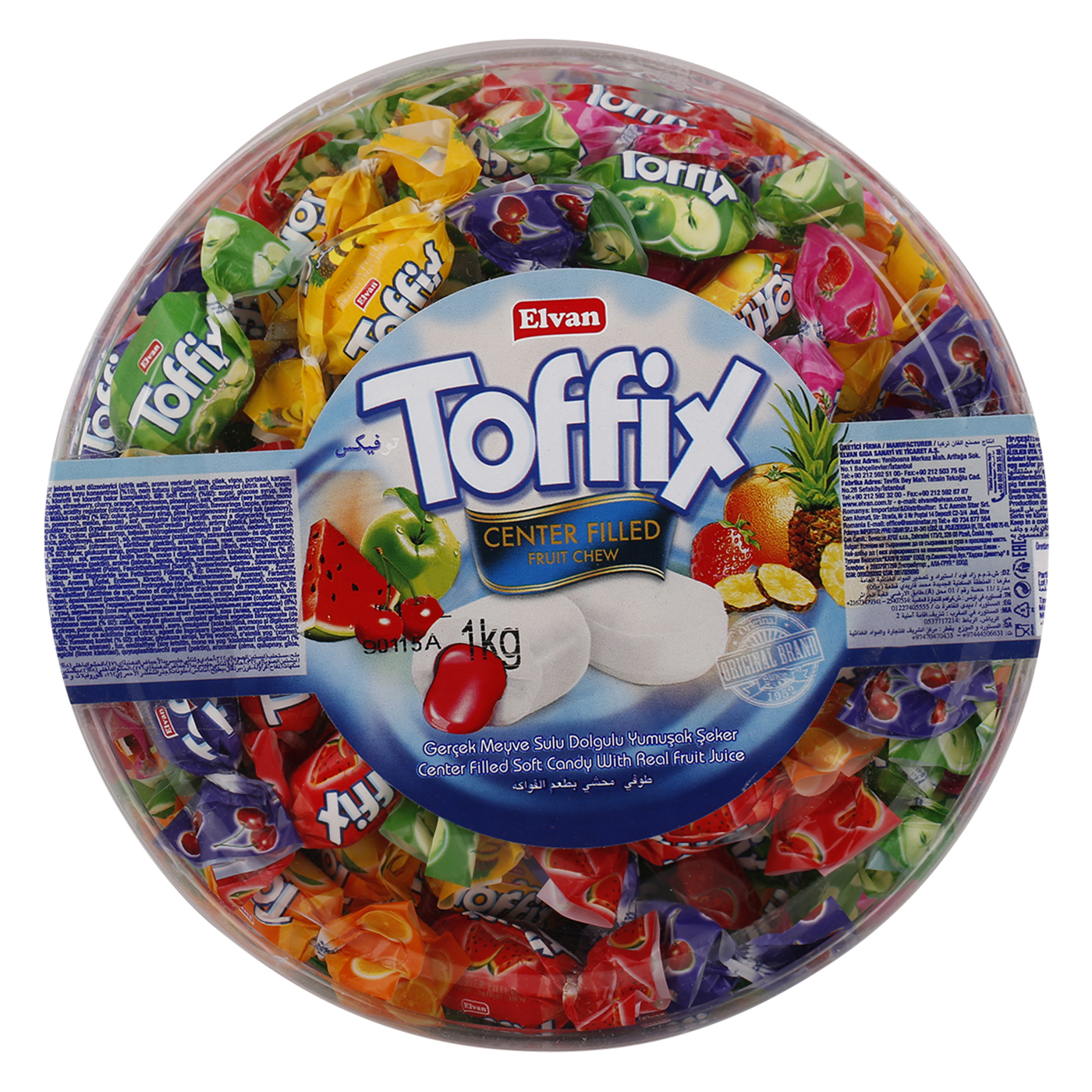 Жевательные конфеты Toffix