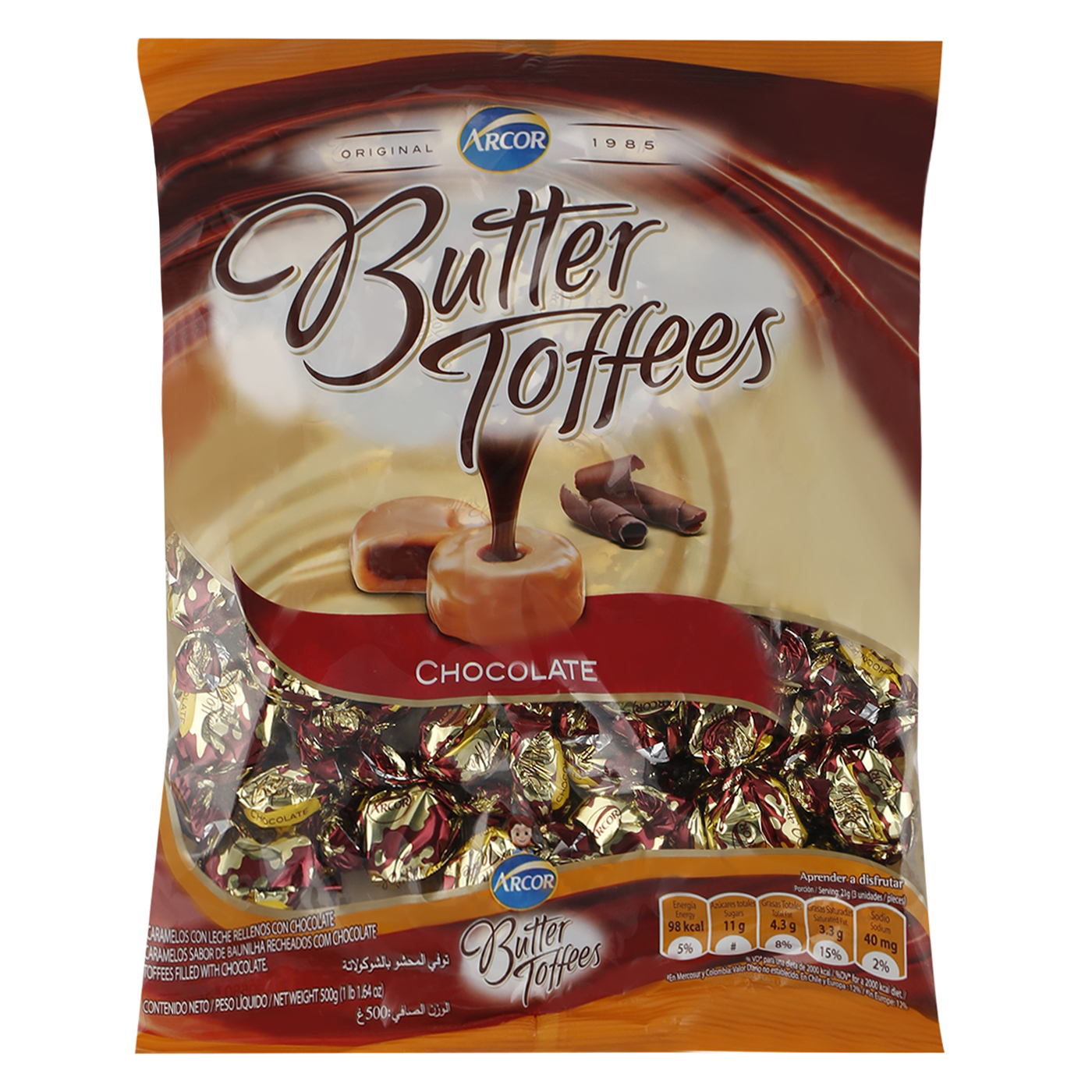 Arcor Candy Butter Toffees 7 gr Pack of 72 | Wholesale | Tradeling