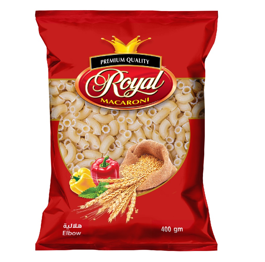 Buy Royal Pasta Macaroni Elbow 400g x 20 Online in UAE | Tradeling