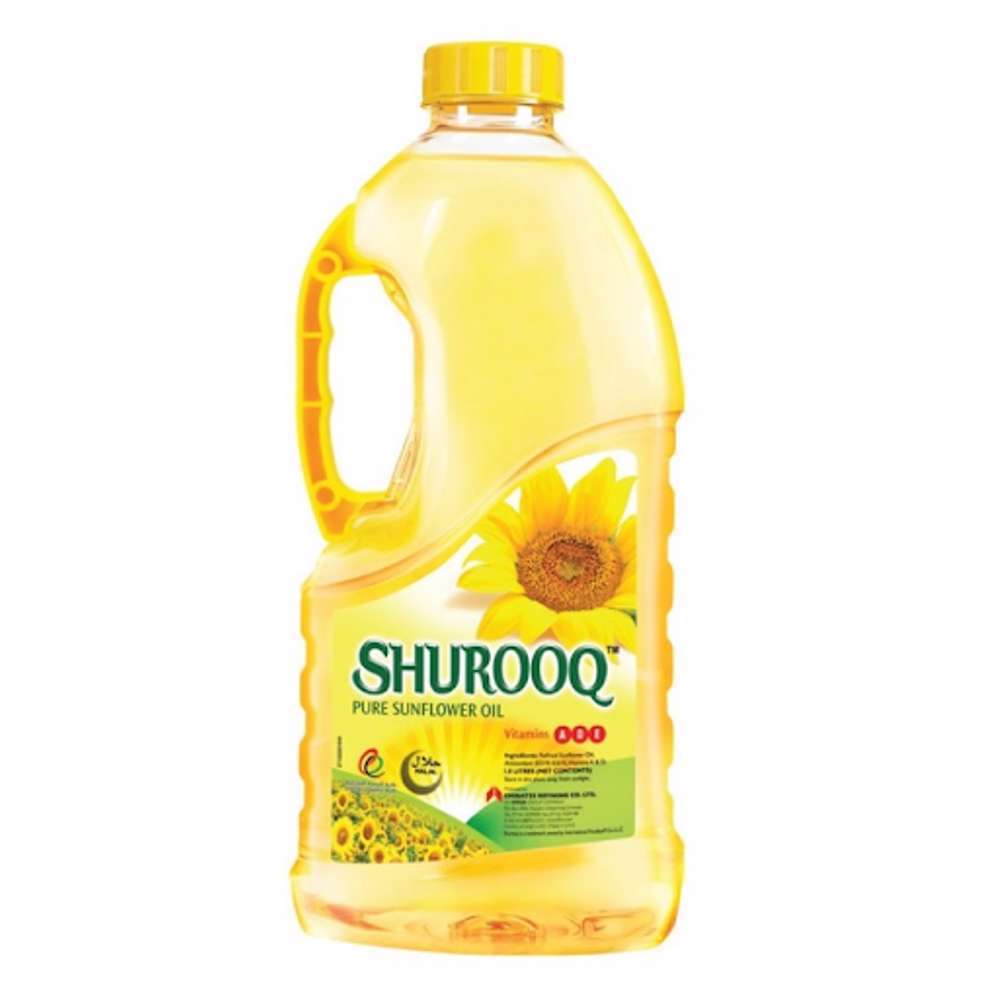 Shurooq Pure Sunflower Oil 1.5 Liter x 6 Wholesale Tradeling