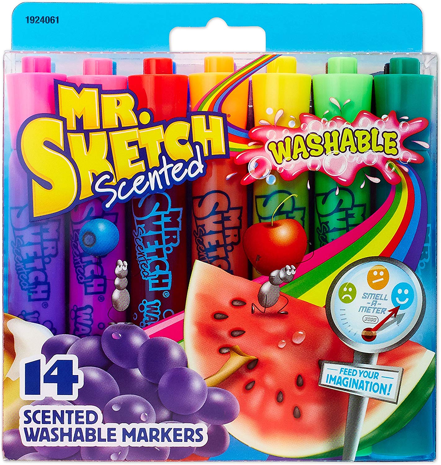 Mr. Sketch Scented Washable Markers, 14 Assorted Colors & Scents, #MMMSSWA14