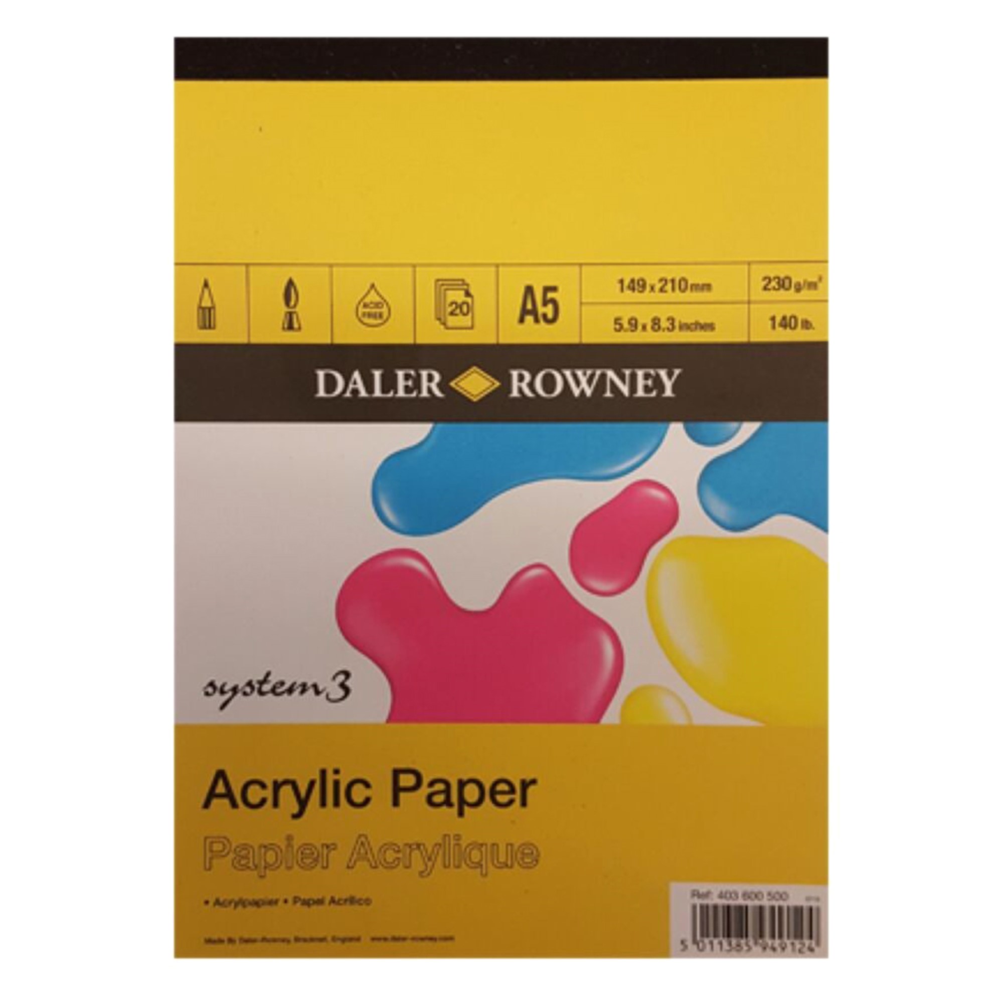 daler rowney acrylic paper