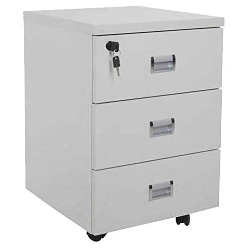 Mahmayi Station 3 Drawer Mobile Storage Unit MDF And Castor Wheels ...