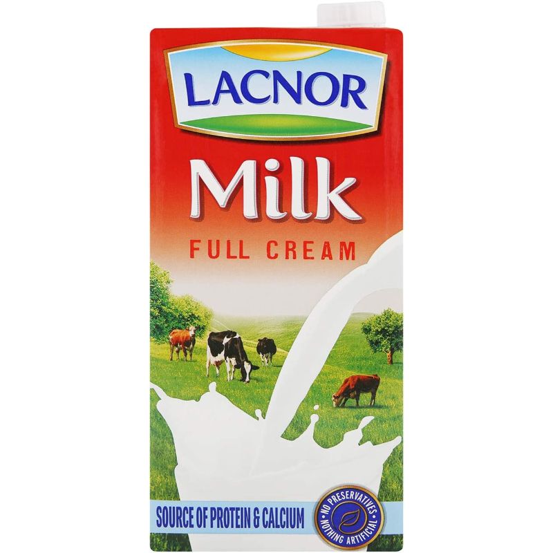 Lacnor Essentials Long Life Full Cream Milk 1 Lt x 12 Wholesale