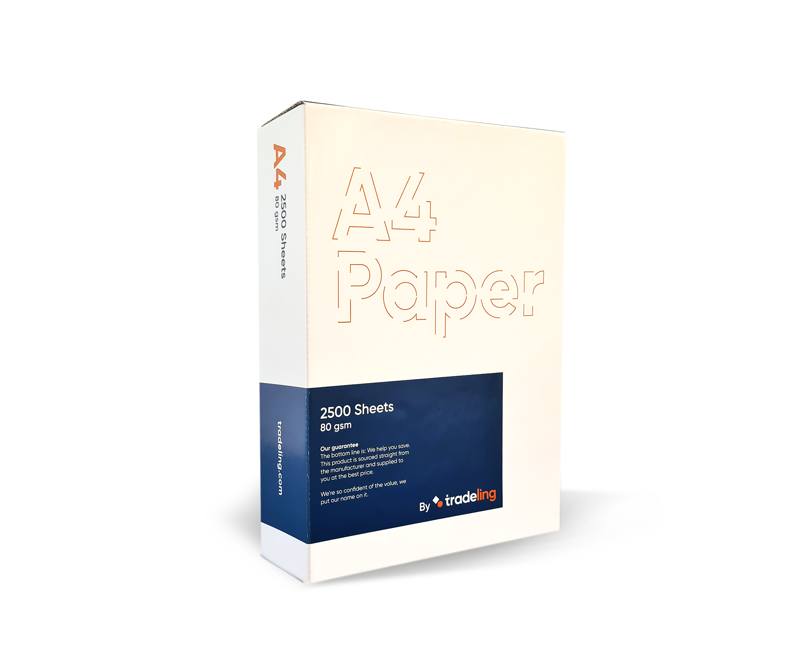Tradeling A4 Photocopy Paper 80 Gsm 500 Sheets Pack Of 5 Reams White Wholesale تريدلنغ 7760