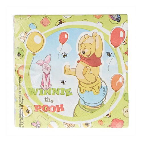 Procos Winnie The Pooh 2Ply Napkin Set Multicolor 20 Pieces | Wholesale ...