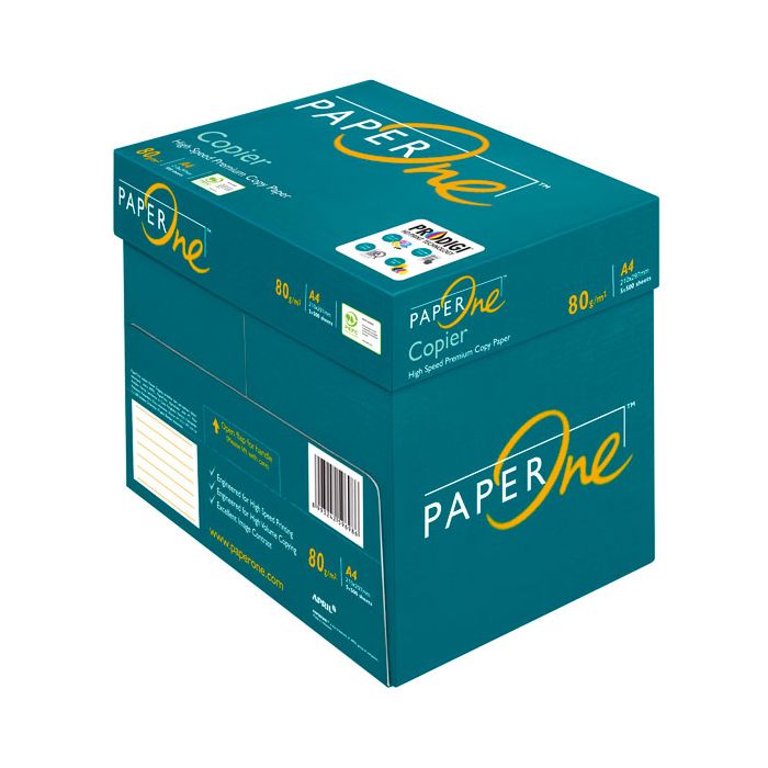 Paperone Copier Photocopy Paper A4 Size 80 Gsm Box Of 5 Reams X 500 Sheets White Wholesale 1901