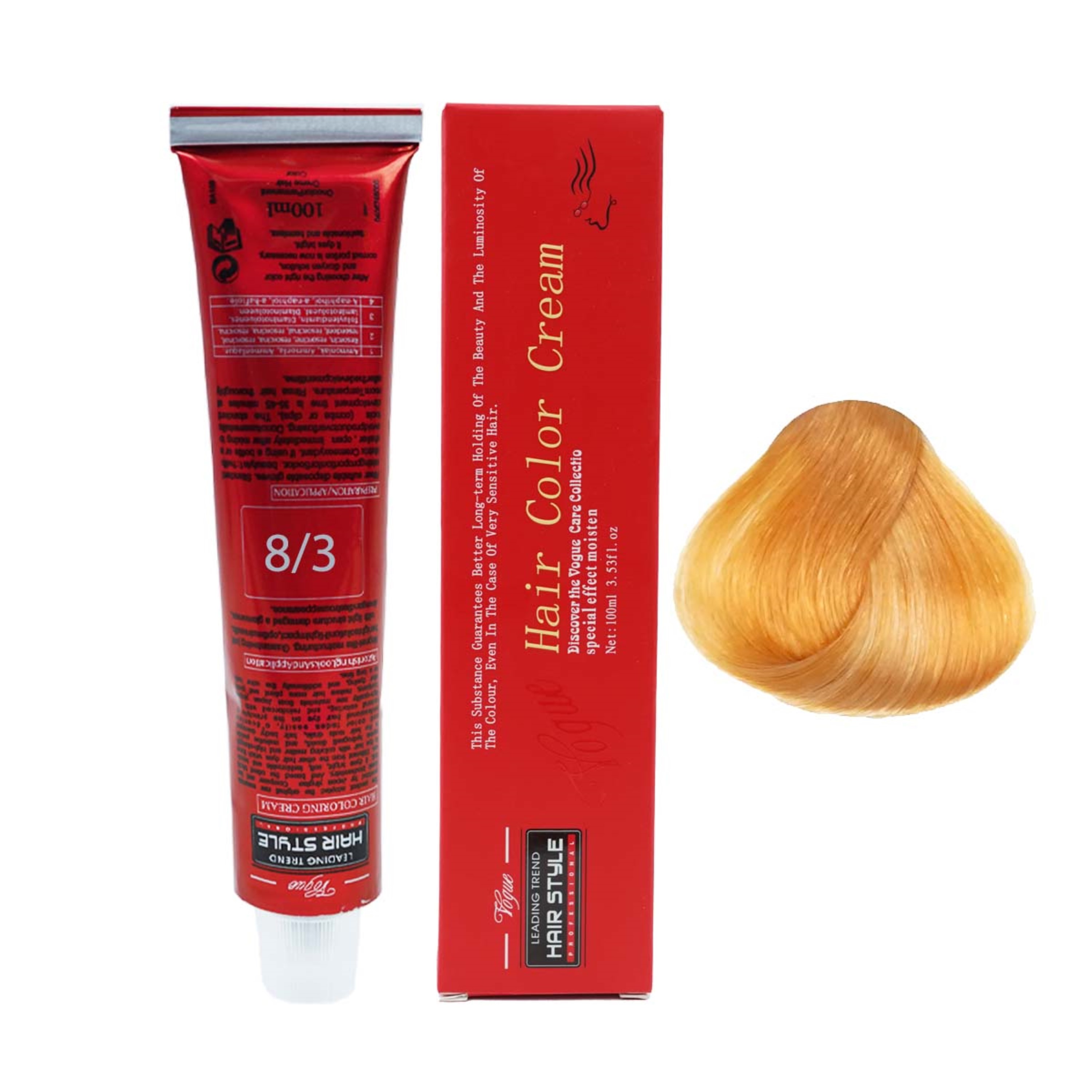 Xie Shi Hair Color Cream 100ml - No. 8/3, Light Golden Blonde | Wholesale |  Tradeling