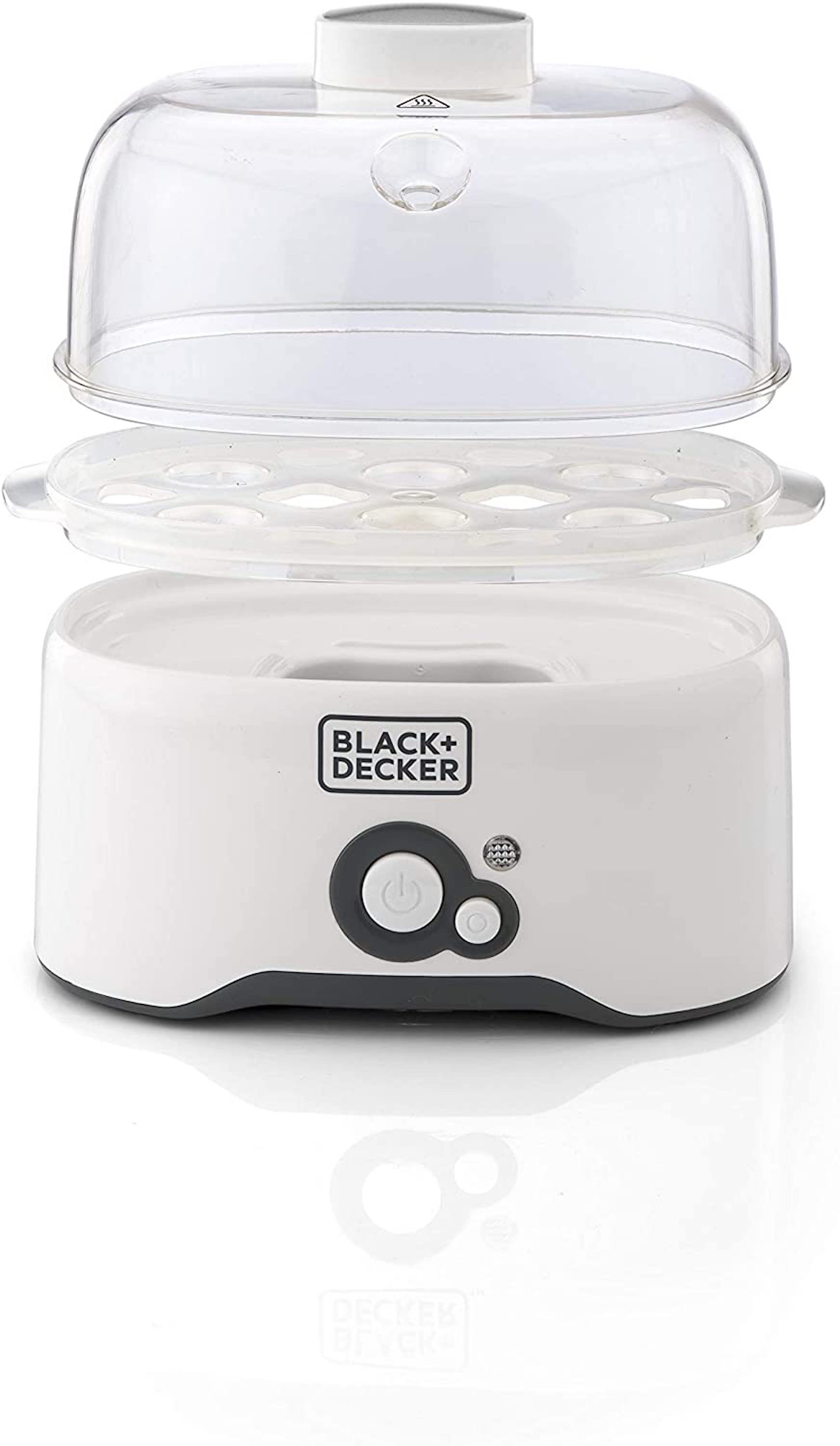 Black Decker White Egg Cooker And Boiler 280 W EG200 B5