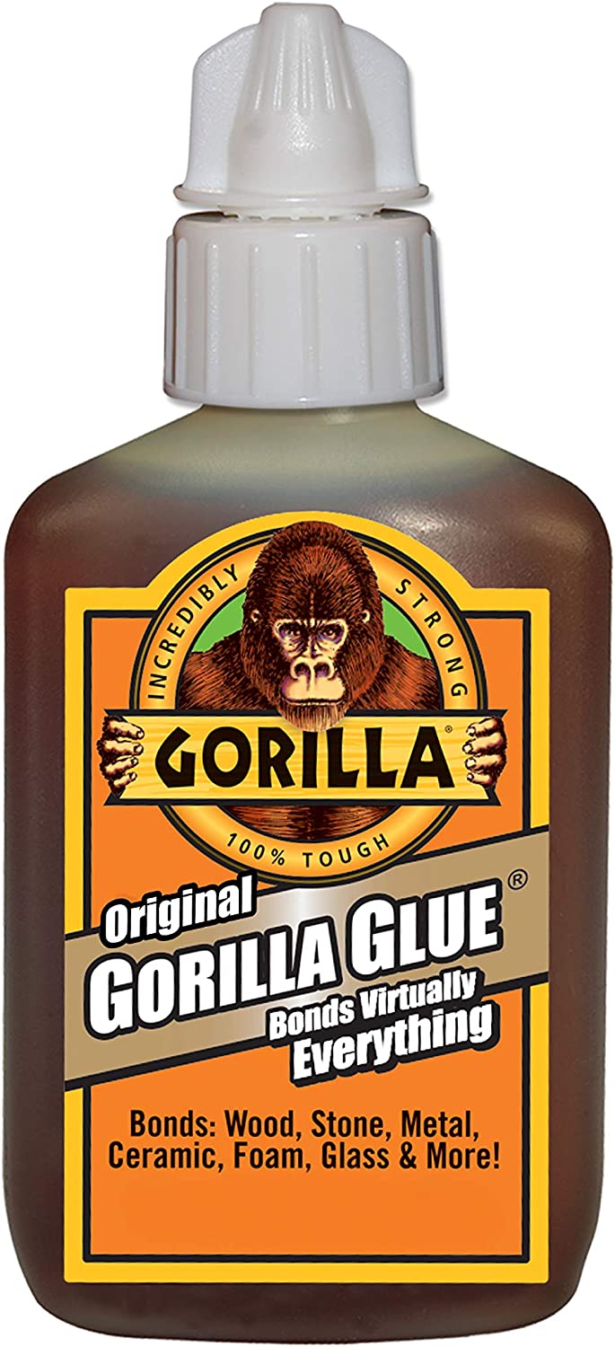Gorilla Hot Glue Sticks, Full Size, 4 Long x .43 Diameter, 45 Count,  Clear, (Pack of 2)