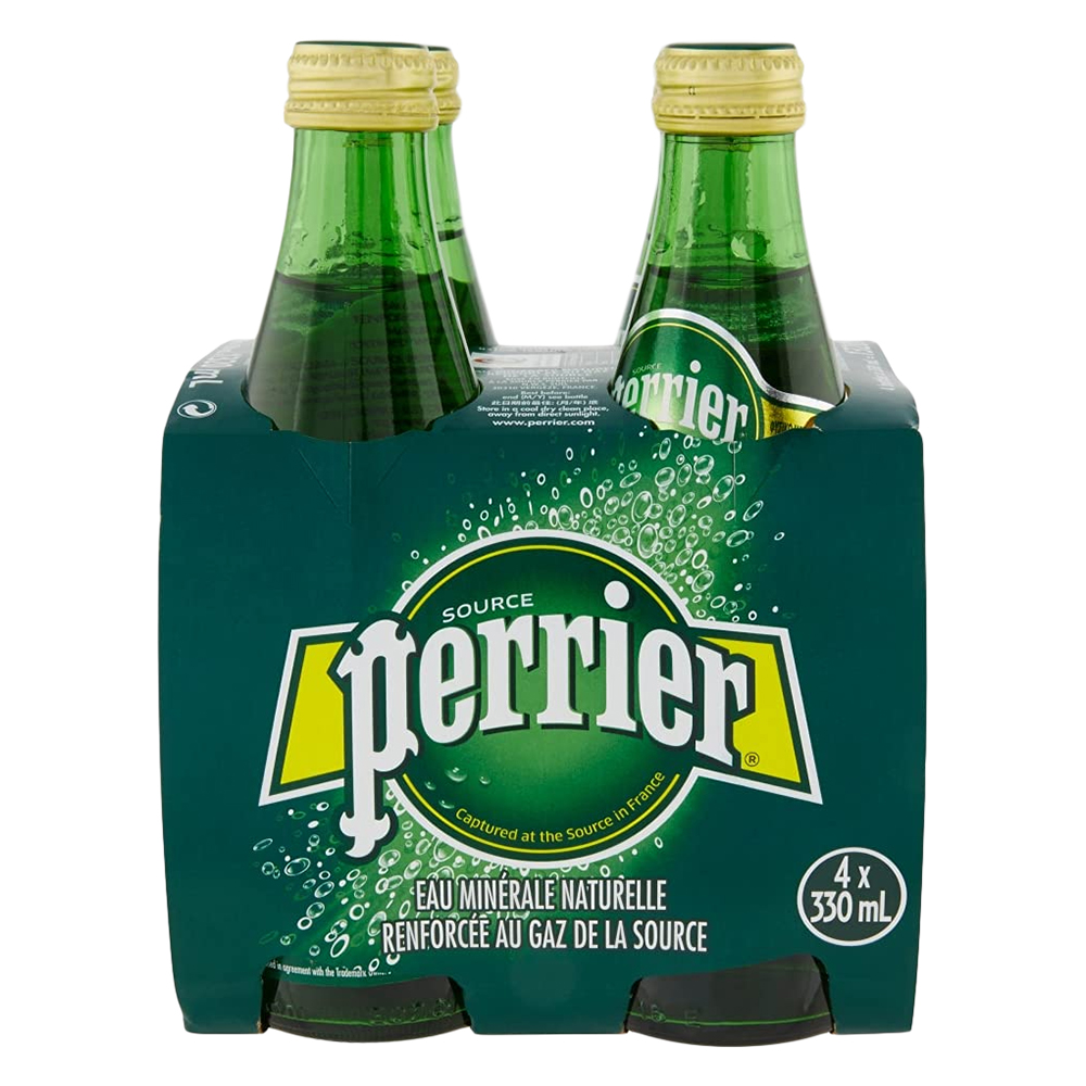 Perrier Sparkling Mineral Water (Plain) 330ml –