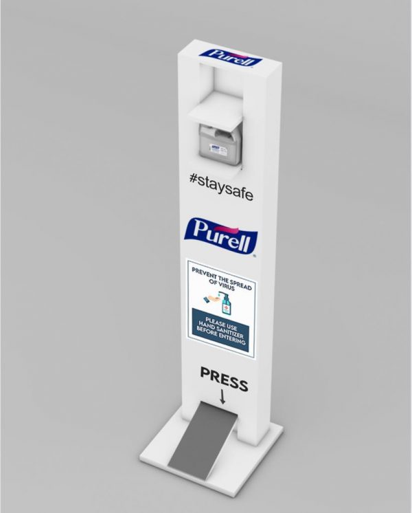 Purell hand deals sanitizer dispenser stand