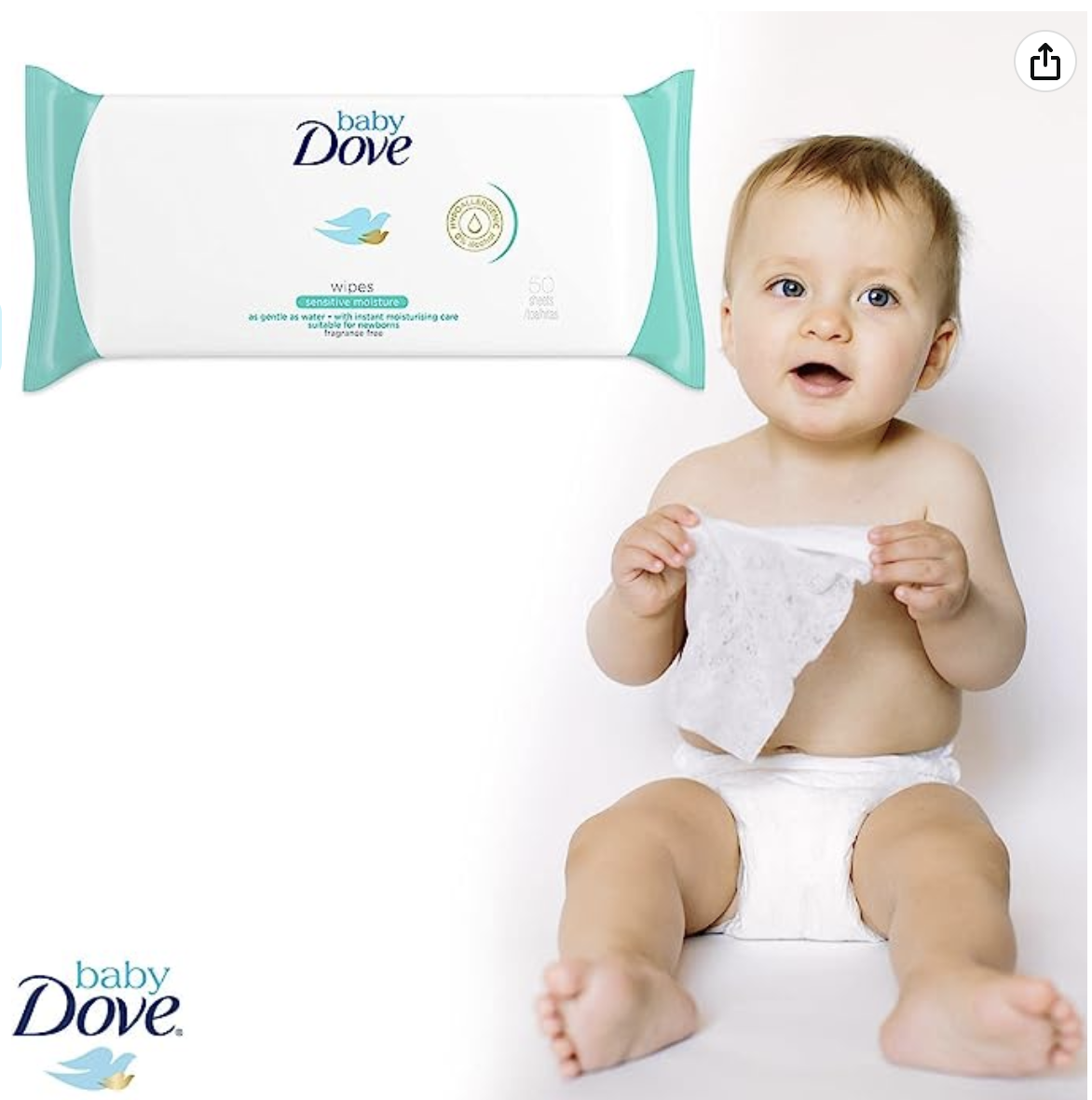 Dove sensitive hot sale wipes