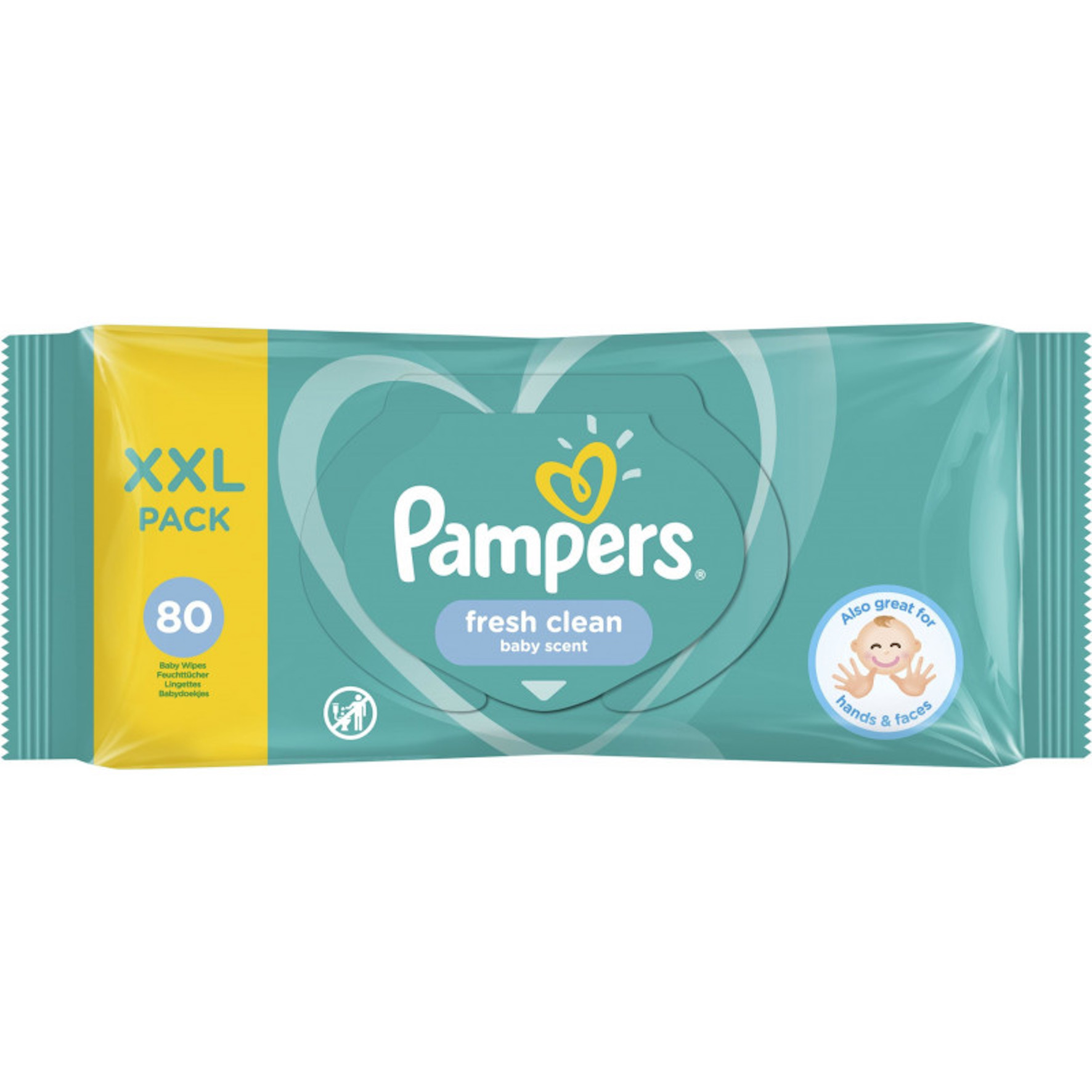 Pampers fresh clean XXL 160 count Two, 80 Pack Containers 