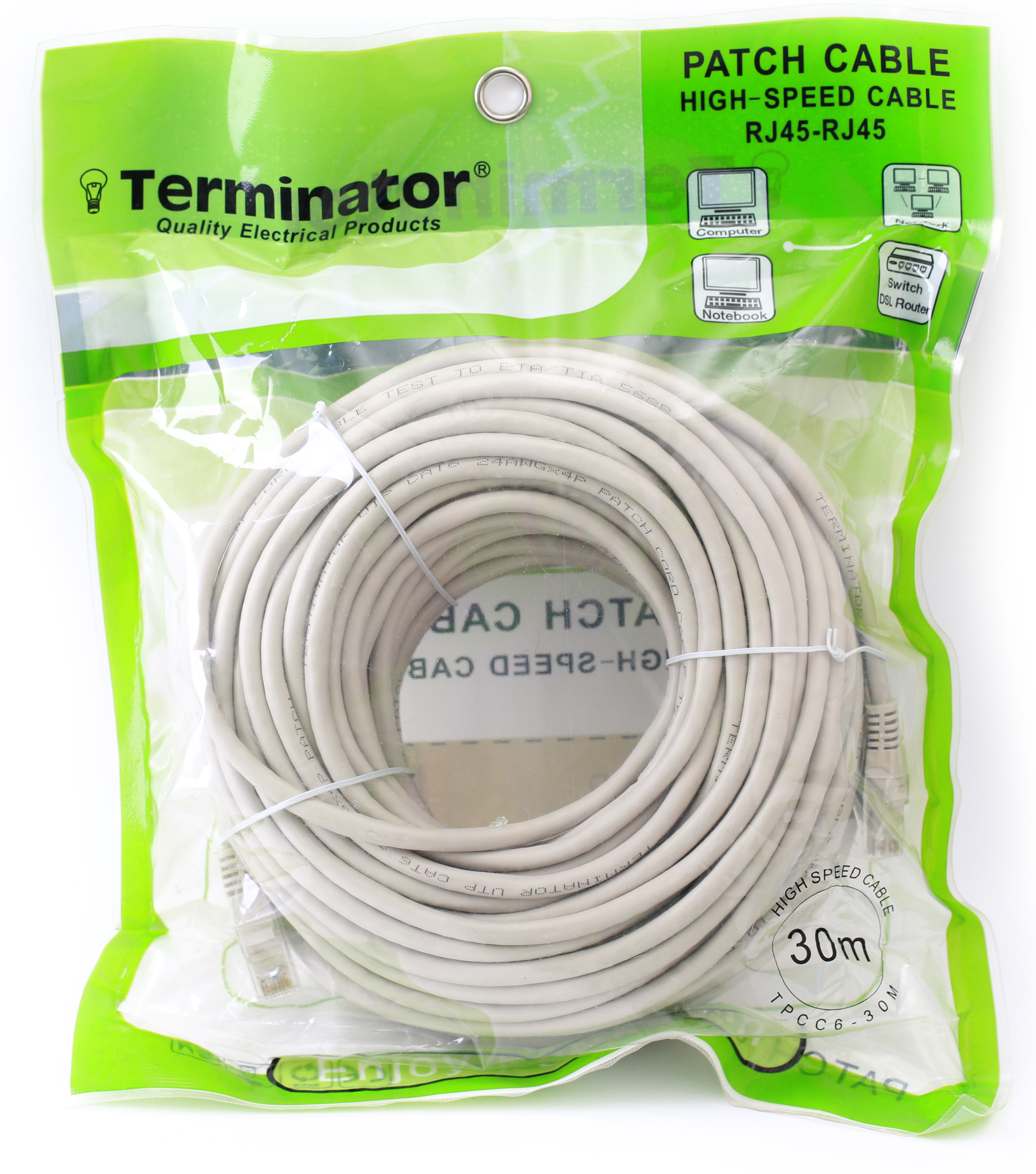 Terminator TPCC6-30M Patch Cord Cable CAT6 30M, Wholesale