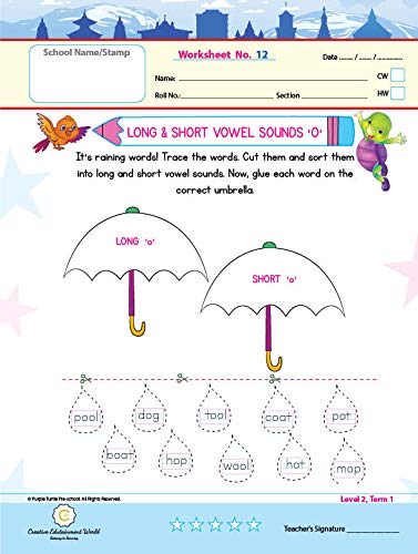 purple turtle worksheets combo for lkg english maths evs 100 worksheets 100 pages 50 leafs paperback 1 january 2019 by purple turtle author wholesale tradeling