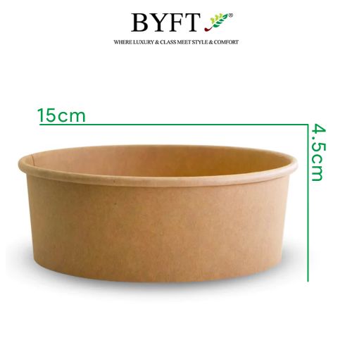 Kraft Salad Bowl 50 Pcs 320 GSM Set of 1