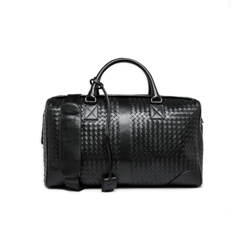 woven duffle bag