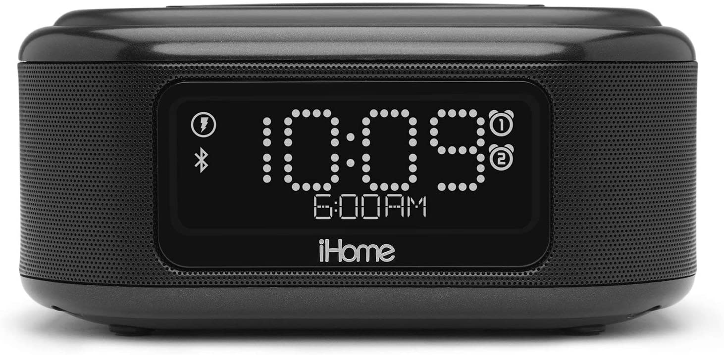 iHome Bluetooth Stereo Dual Alarm Clock with Speakerphone - Wireless  Charging Plus USB Charging | Wholesale | Tradeling