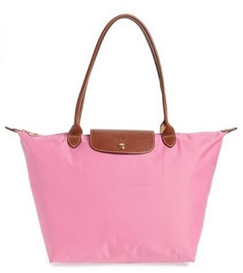 Pliage handbag Longchamp Pink in Plastic - 33036486